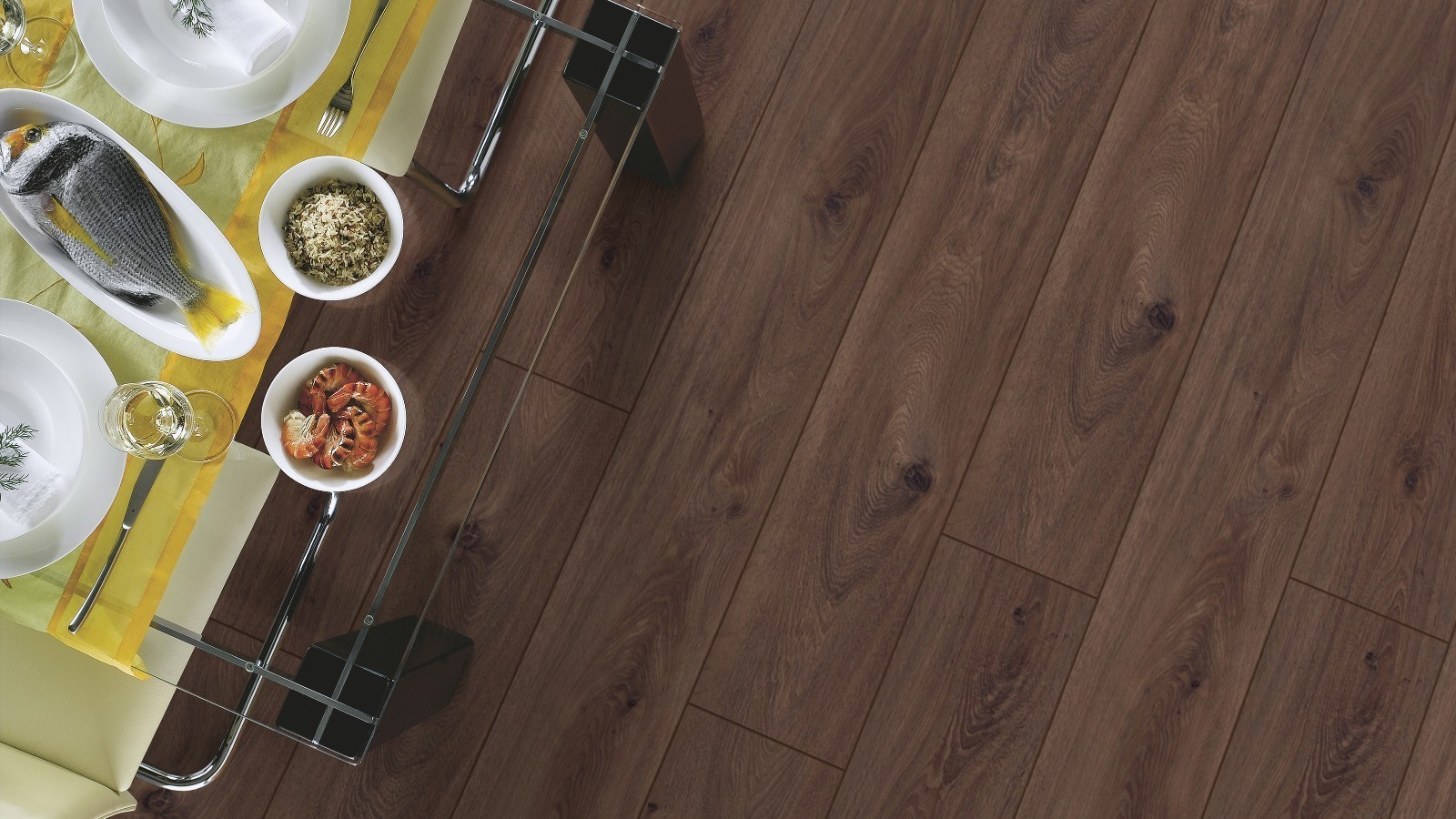 Laminat Select Prestige Eiche dunkel D4168 1-Stab Landhausdiele 4V Breite 193mm