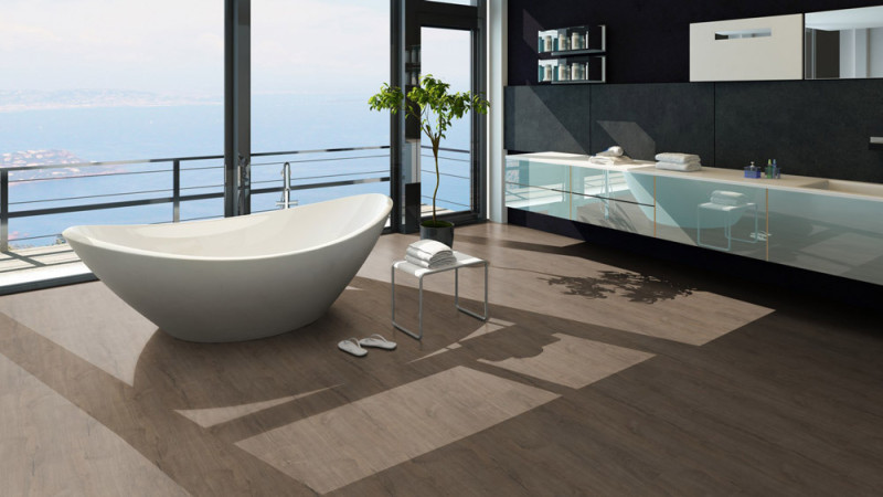Skaben Klebe-Vinylboden massiv Life 55 Antike Eiche dunkel natürlich 1-Stab Landhausdiele 4V zum kleben main product photo