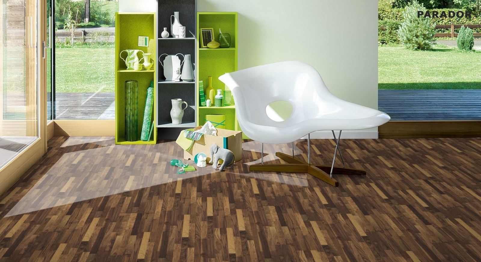 Parador Parquet Basic 11-5 Rustikal Noyer 3 frises