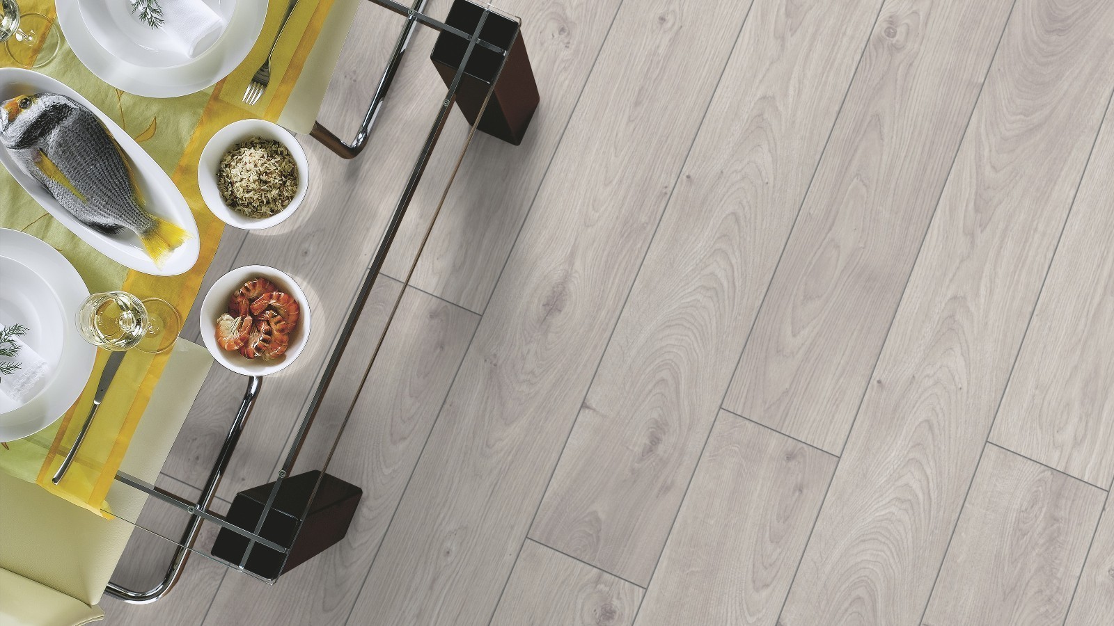 Laminate Select Atlas Oak White D3223 1-strip 4V Width 193mm