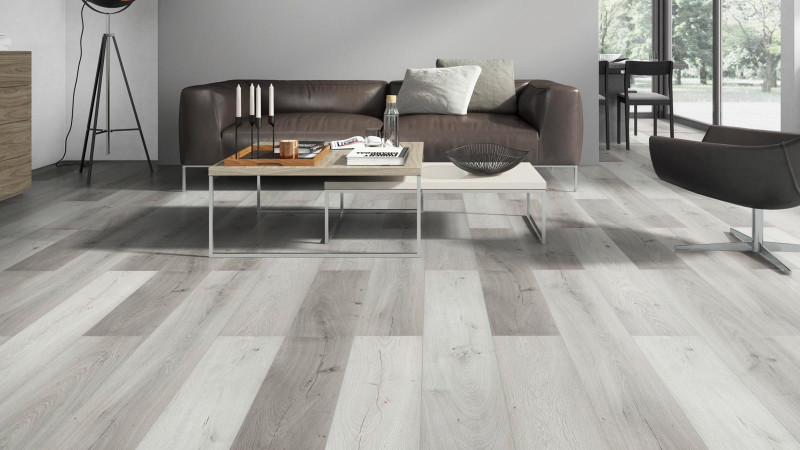Classen Laminat 832-4 Eiche grau mix 1-Stab Landhausdiele 4V main product photo