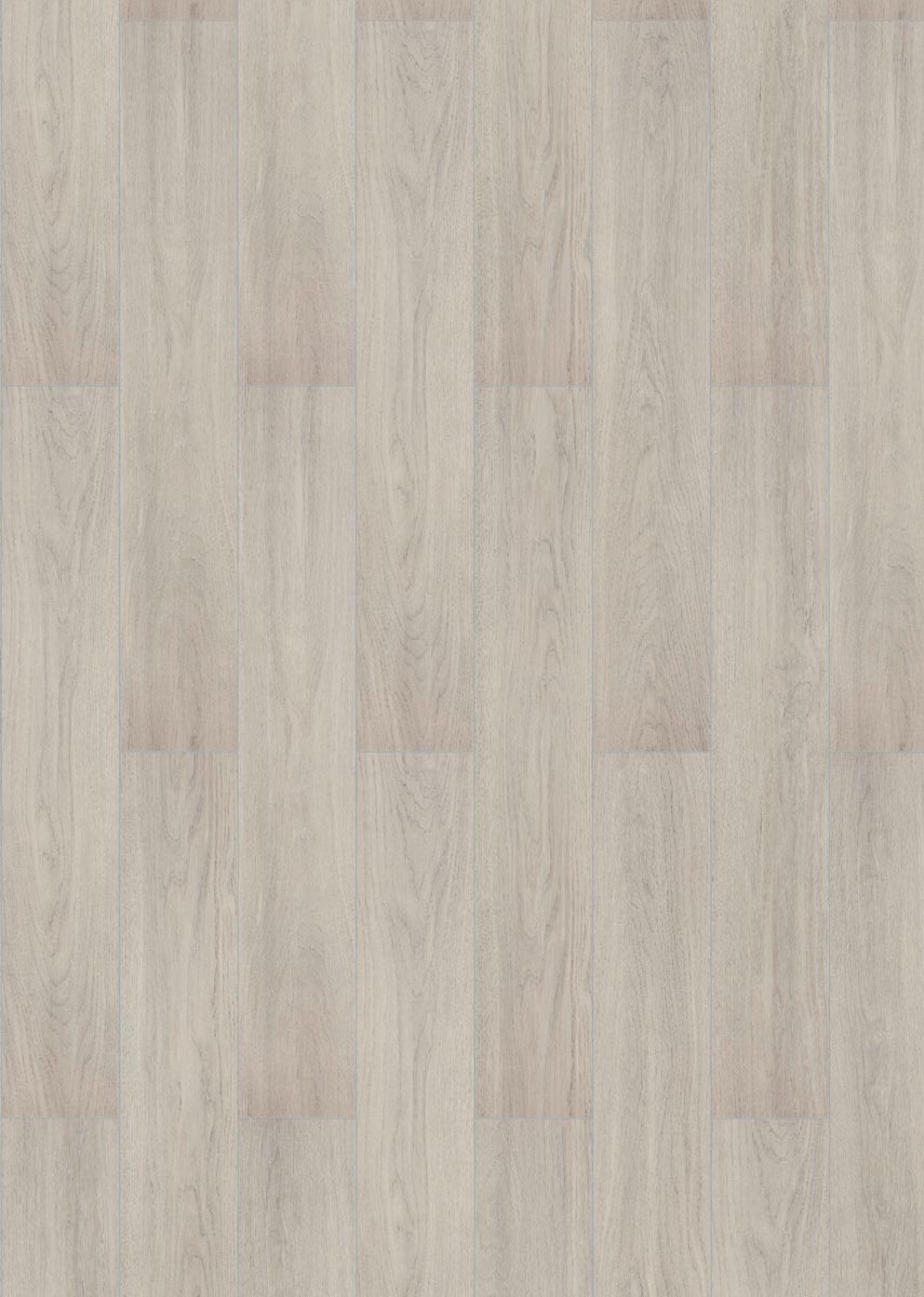 Classen Laminat 833-4 Eiche hellgrau 1-Stab Landhausdiele 4V Raum1