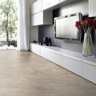Classen vinyl flooring Greenvinyl tile 4.0 mm Nimbus beige tile 4V