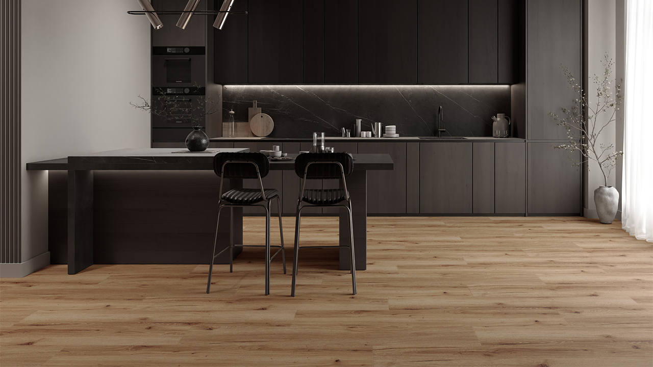 Rigid Klick Vinyl Core WPC - Atlas Eiche Coast | Trittschall integr. (VCAT001)