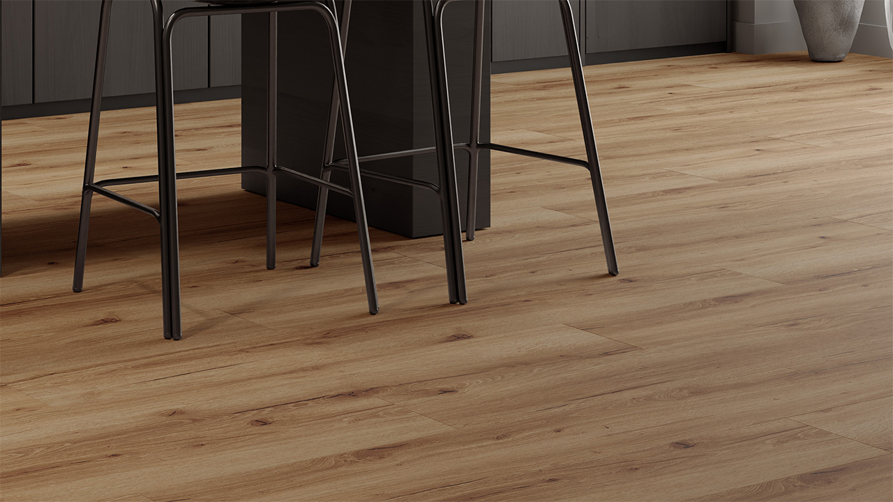 Rigid Klick Vinyl Core WPC - Atlas Eiche Coast | Trittschall integr. (VCAT001)