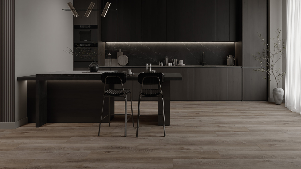 Rigid Klick Vinyl Core WPC - Atlas Eiche Linen | Trittschall integr. (VCAT003)