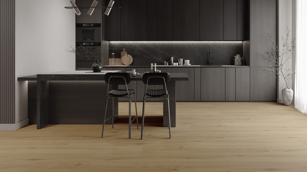 Rigid Klick Vinyl Core WPC - Atlas Eiche Mineral | Trittschall integr. (VCAT007)