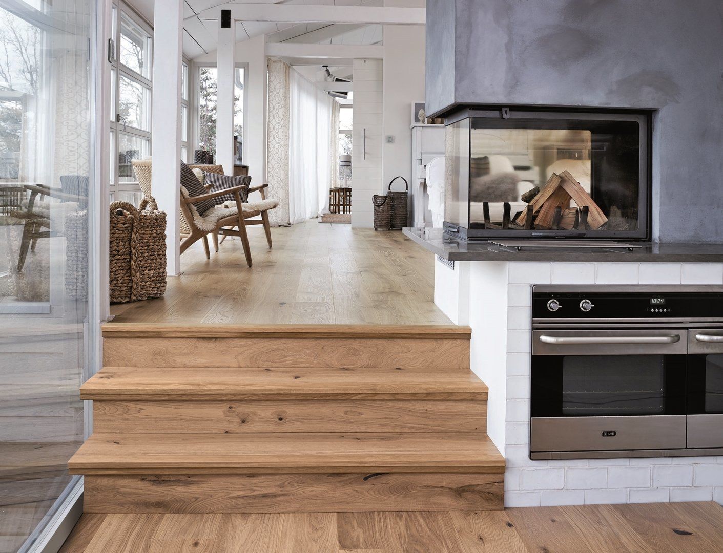 Tarkett Parquet Heritage Super Rustic Oak Blonde 1 Strip Plank M2v