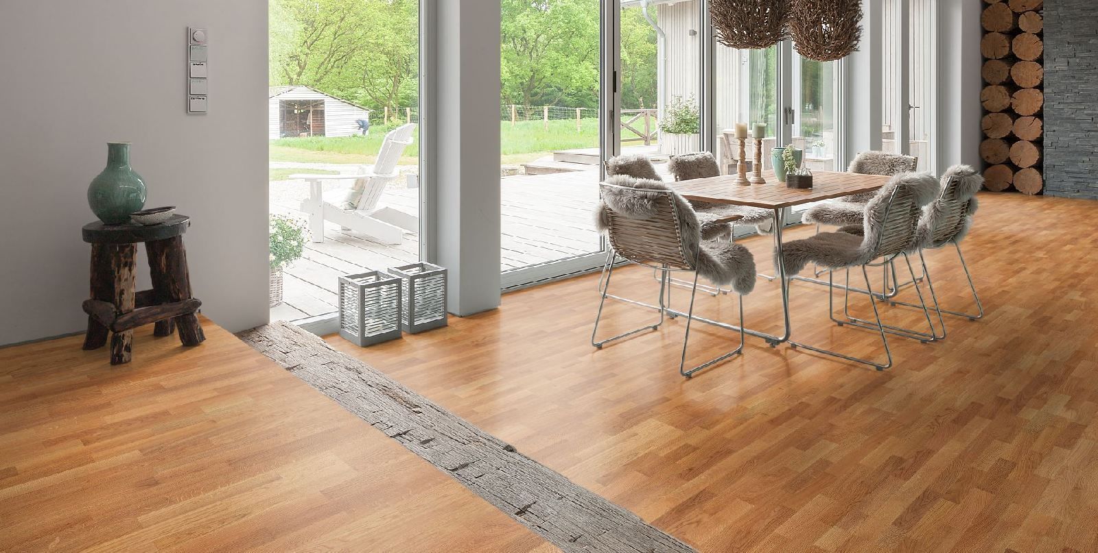 Haro Parquet 4000 Trend Oak 3 Strip Structured Permadur