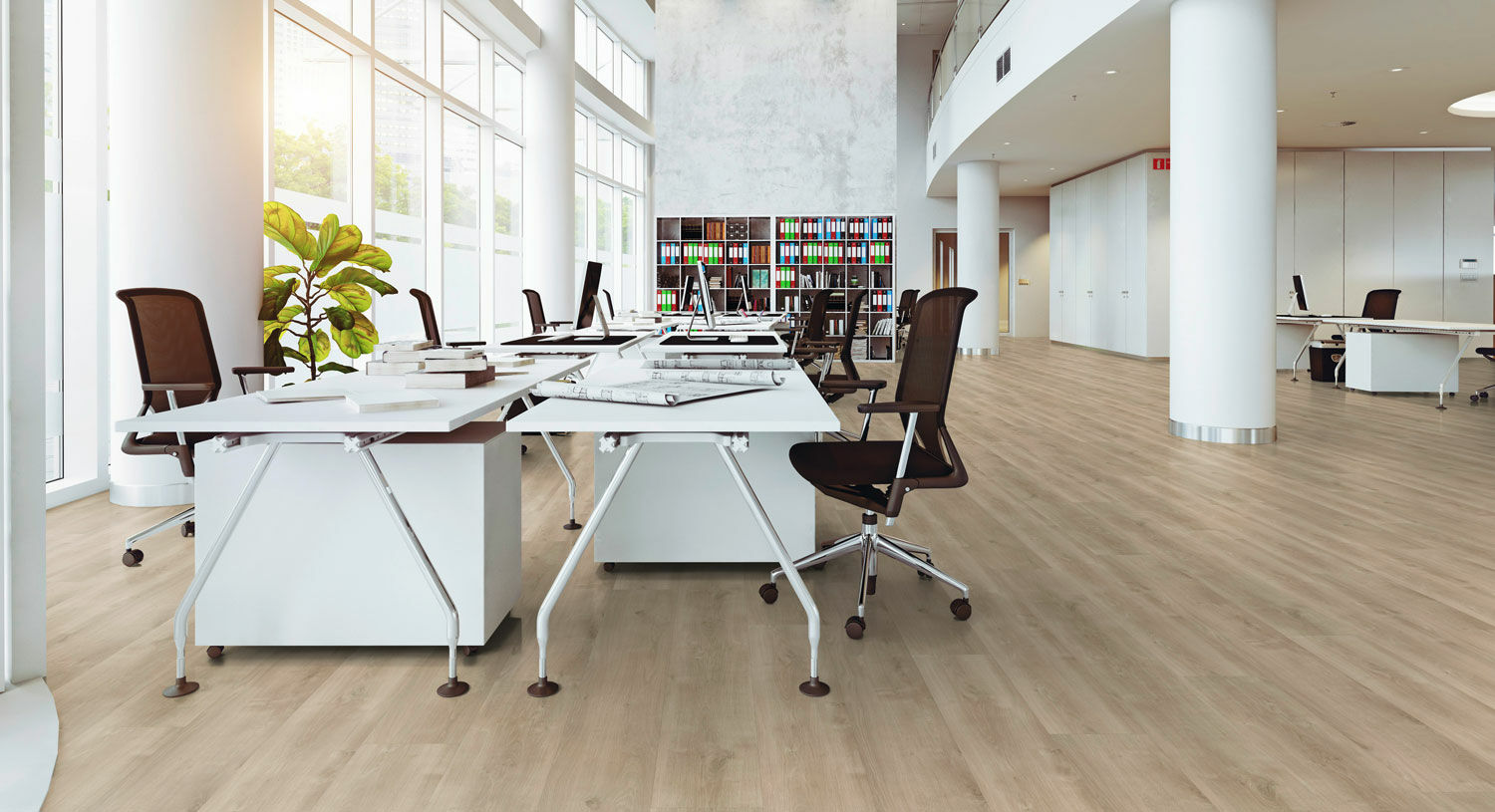 Skaben Design Rhino Click 55 Xl Scandinavian Oak 1 Plank Wideplank Xl 4v Footfall Sound Insulation