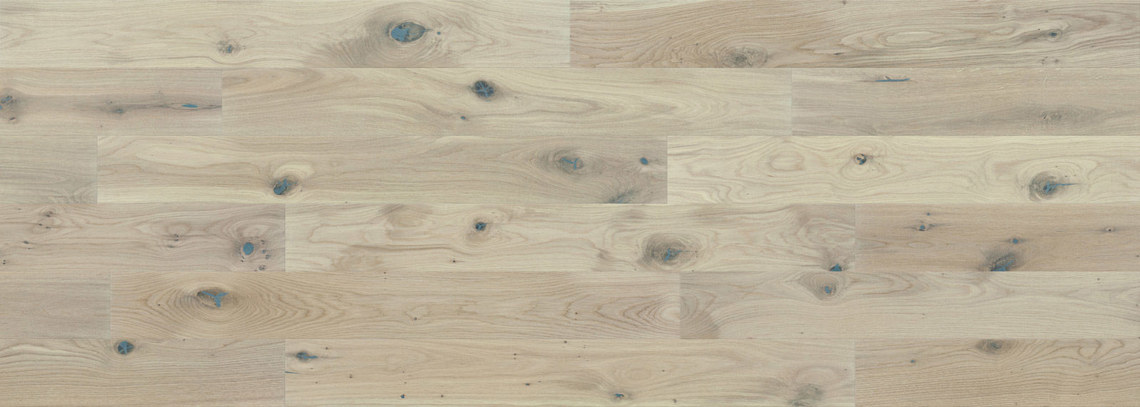 Skaben Parquet Premium Wideplank Oak Rustic Natural White Oiled