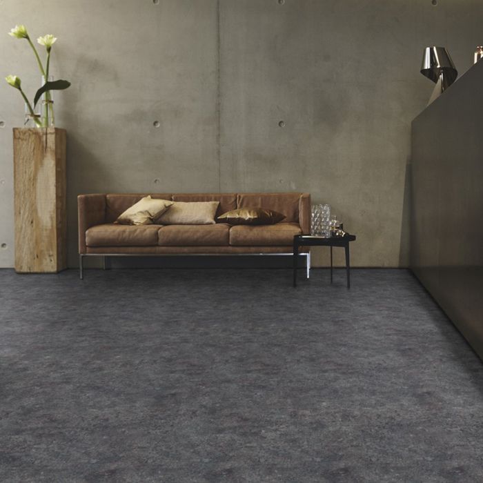 Tarkett Designboden Id Inspiration Click 55 Terrazzo Anthracite Fliese 4v