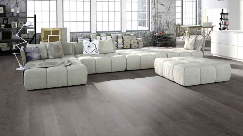 Meister Parkett Premium PD 400 Cottage llamativo roble gris plata 8305 wideplank 2V main product photo