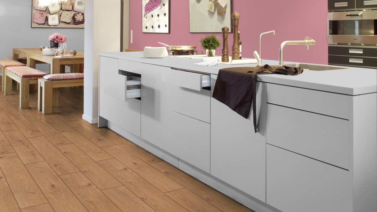 Laminat Select Atlas Oak natur D3224 1-Stab Landhausdiele 4V Breite 193mm