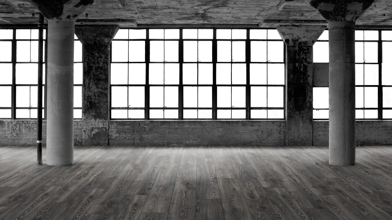 Laminate Wide Plus Highland Oak Black D4798 1-strip 4V Width 244mm