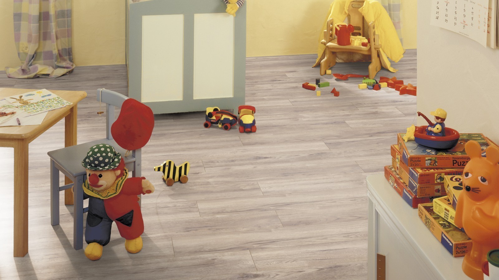 Laminate Durable Pettersson Oak Beige D4763 1-strip 4V Width 188mm