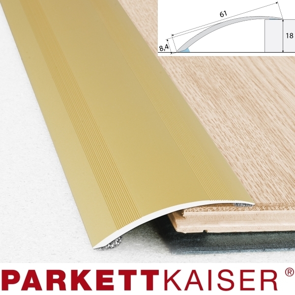 Brebo Ausgleichsprofil A49 selbstklebend Gold Aluminium eloxiert 200 cm main product photo