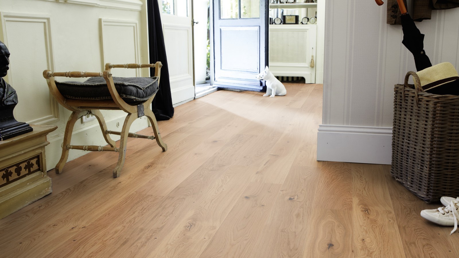 Tarkett Parquet Pure Rustic Chêne 1 frise XL M2V Proteco Huile Hardwax, brossé