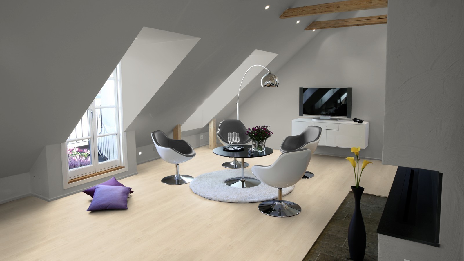 Tarkett Design flooring iD Inspiration Loose-Lay Beige Limed Oak Plank