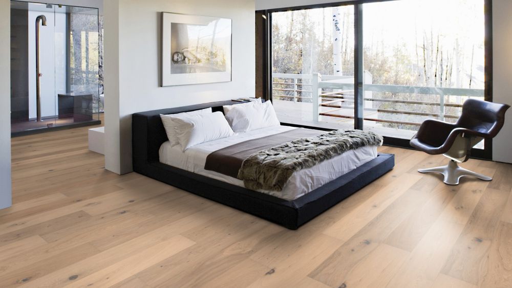 Wicanders Parkett Kentucky Eiche Houston weiß geölt handgeschroppt 1-Stab Landhausdiele 4V