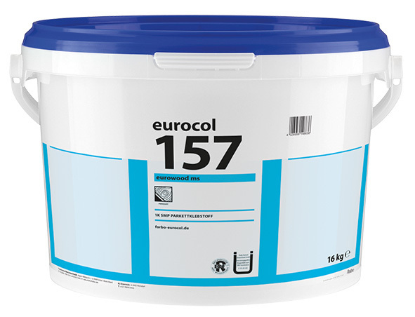 Forbo eurocol 157 Eurowood MS 1-K-MS Elastic Parkettkleber Parkettklebstoff 16 kg main product photo