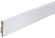 Brebo elegant white skirting board angular slightly beveled 8 cm high