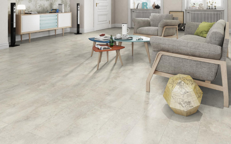 Egger Home Designboden Design+ Stein weiss Fliesenoptik 4V main product photo