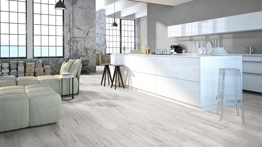 Classen Laminat Home 7 V Kelpie grau 1-Stab Landhausdiele 4V zum klicken