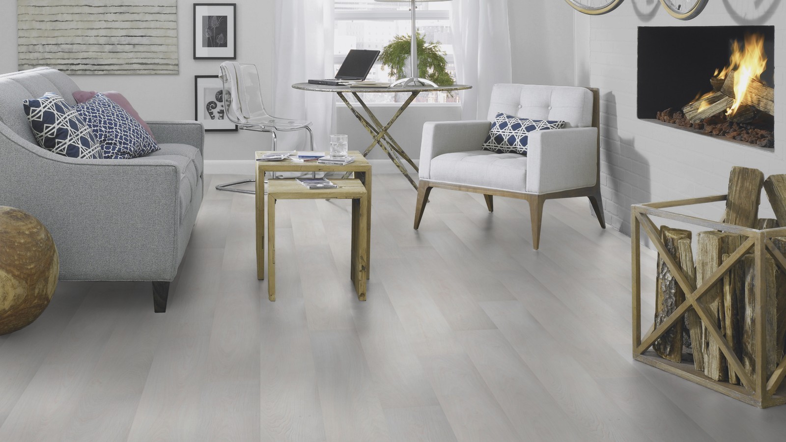 Tarkett Laminate Lamin'Art 832 White Buzz Allover