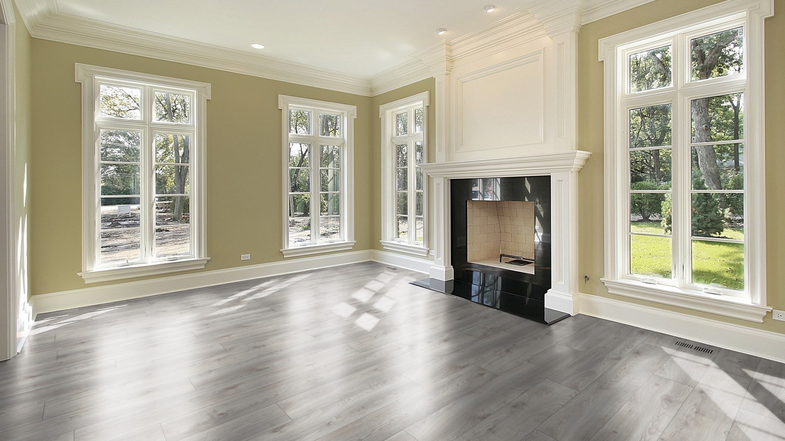 Laminat Wide Plus Makro Eiche Weiß D4793 1-Stab Landhausdiele 4V Breite 244mm