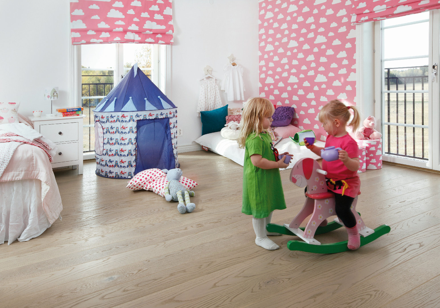 Tarkett Parkett Shade Antik Eiche Misty Grey Used Optic Landhausdiele XL M2V