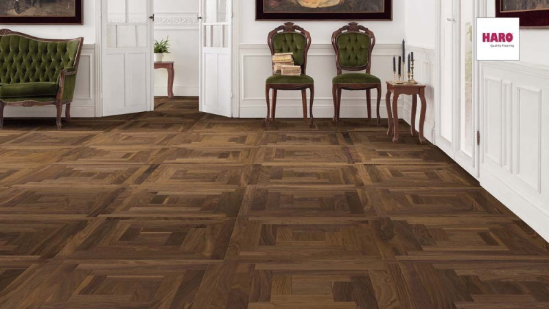 HARO Parquet parkettmanufaktur Noyer Américain Dalle Loop 4V main product photo