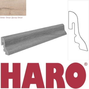 HARO Skirting Board for Laminate 19x39S French Oak