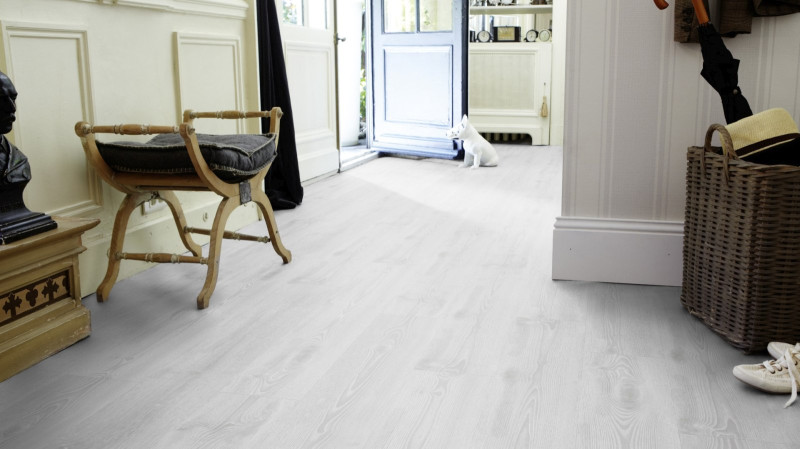 Tarkett Design flooring Starfloor Click 55 Scandinavian Oak Light Grey Plank M4V main product photo