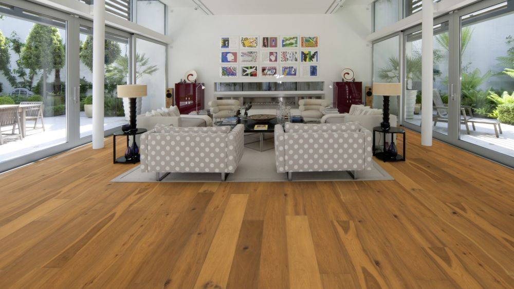 Wicanders Parkett Kentucky Eiche Oklahoma geölt geräuchert 1-Stab Landhausdiele 2V