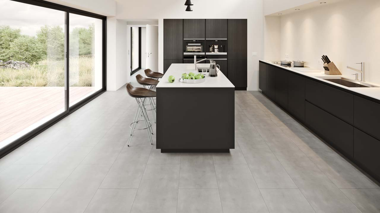 planeo Klick Vinyl - Rigid Betonhell Zero (DF-86601)