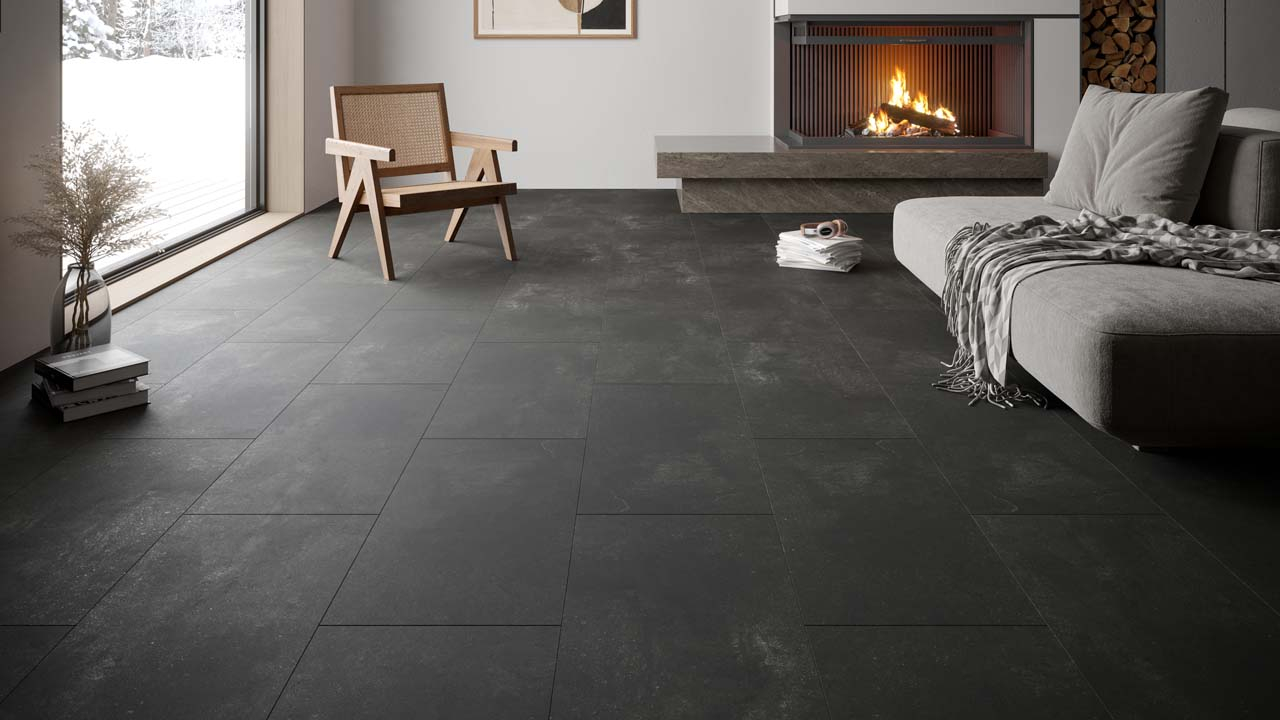 planeo Klick Vinyl - Rigid Betondunkel Ash (DF-96601)