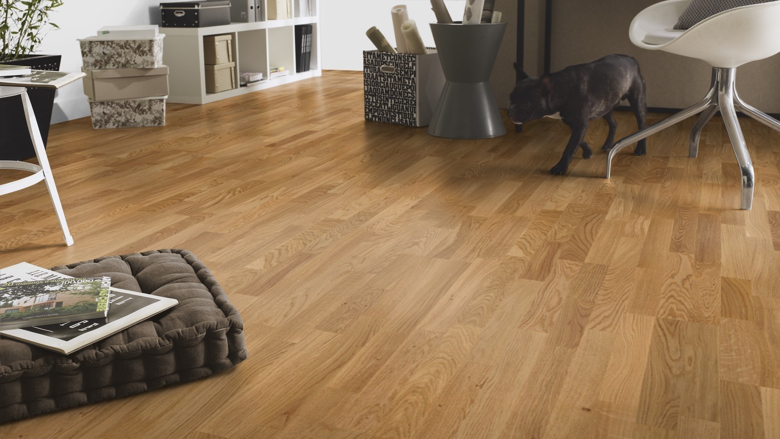 Tarkett Parkett Pure Natur Eiche 3-Stab-Schiffsboden Proteco Hartwachs-Öl