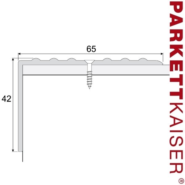 Brebo Angle profile A32 Alu Anodized Gold 120 cm