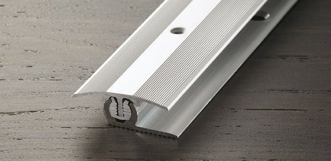 Übergangsprofil 36 mm Alu eloxiert Edelstahl 7 - 18 mm  100 cm main product photo