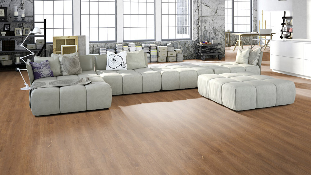 Skaben Klick Vinylboden massiv Life Click 30 Scharlach Eiche natürlich 1-Stab Landhausdiele zum klicken