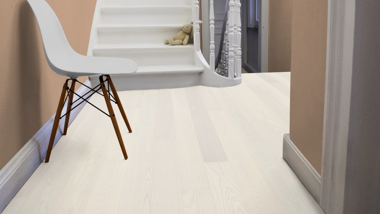 Tarkett Parkett Shade Natur Esche white pearl Landhausdiele M2V