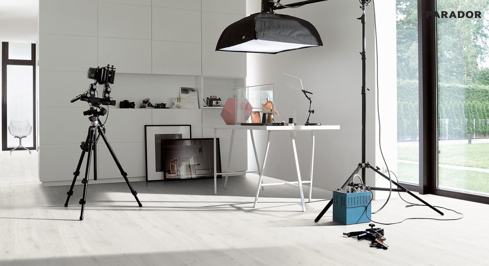 Parador Laminat Basic 400 Eiche Kristallweiß Landhausdiele 4V