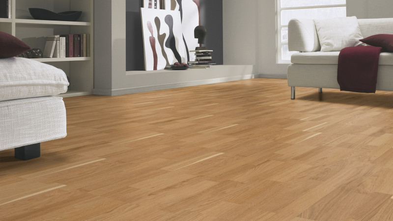 Tarkett Parquet Viva 3-lamas Roble Robusto 3-lamas suelo de barco Acabado lacado Proteco main product photo