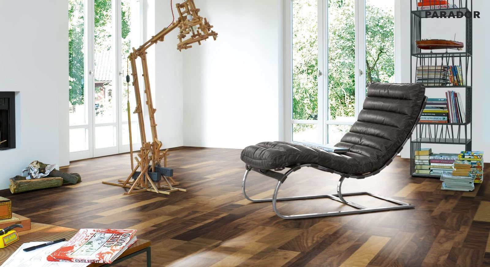 Parador Parkett Classic 3060 Living Walnuss Amerikanisch 3-Stab Schiffsboden