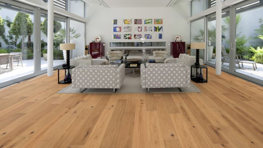 Wicanders Parkett Kentucky Eiche Dallas geölt handgeschroppt 1-Stab Landhausdiele 4V