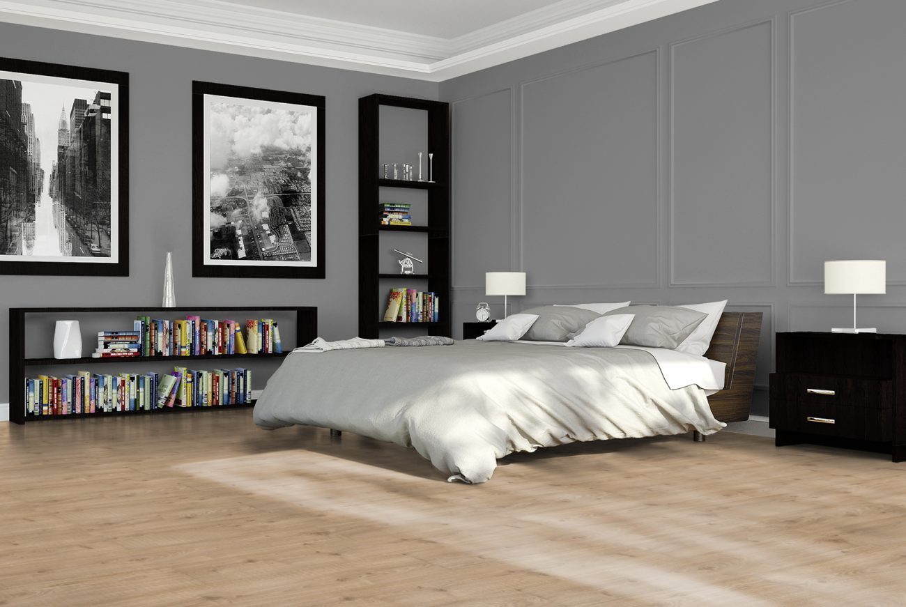 Classen Laminat Trend World Eiche sägerau 1-Stab Landhausdiele 4V