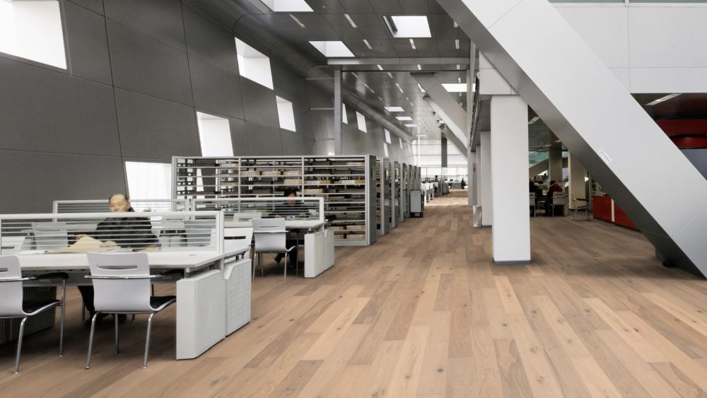 Wicanders Parkett Kentucky Eiche Houston weiß geölt handgeschroppt 1-Stab Landhausdiele 4V