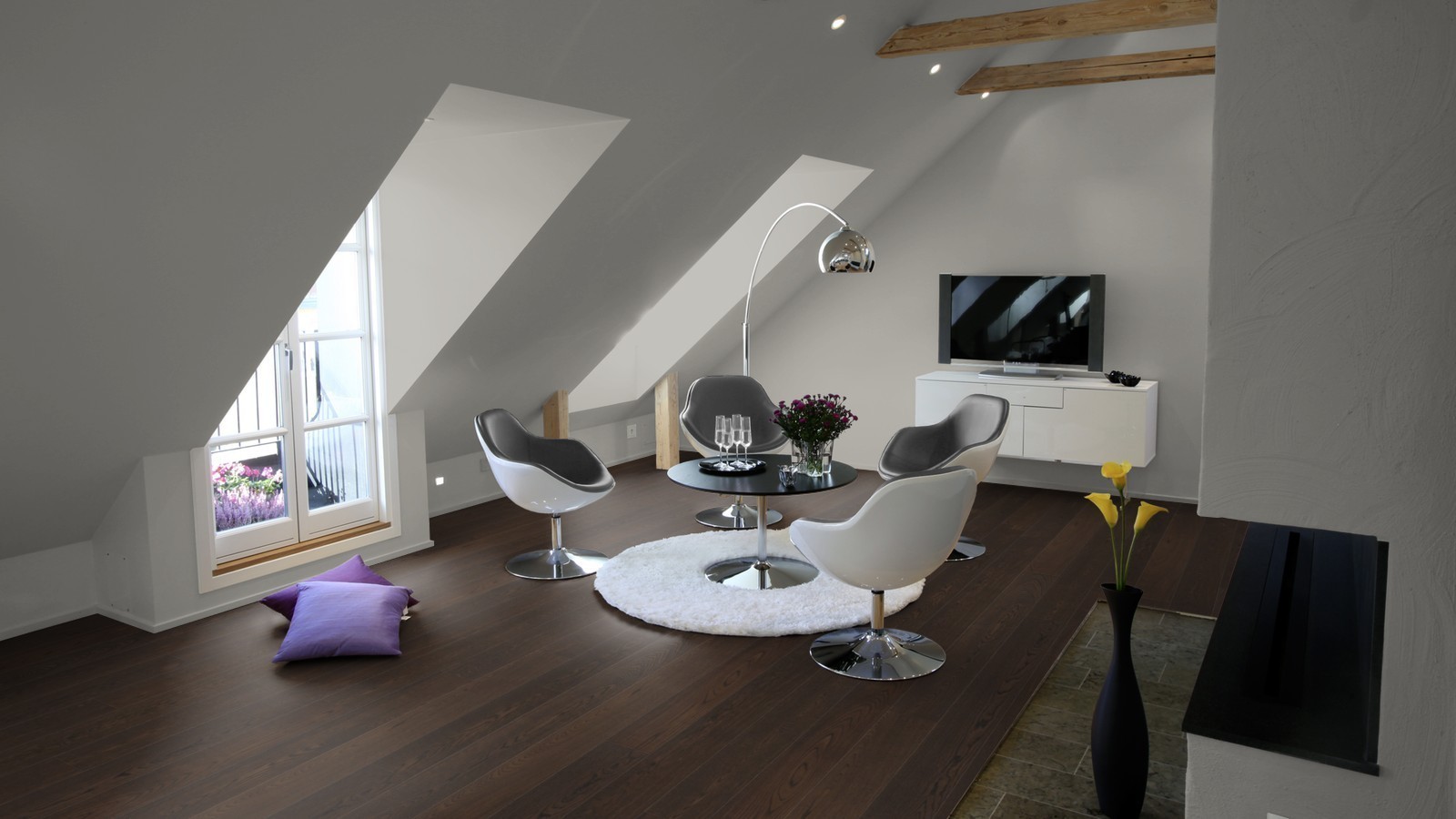 Tarkett Parquet Prestige Oak Dark Slate 1-strip M4V