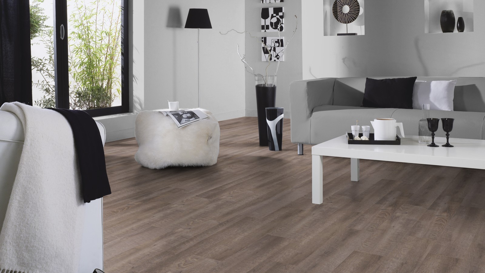 Tarkett Vinylboden Starfloor Vintage Dark grey Smoked Oak Planke